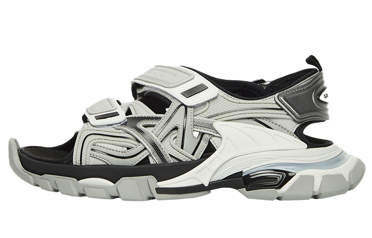 (Women) Balenciaga Track Sandals Grey/Black 617543W3AR11213