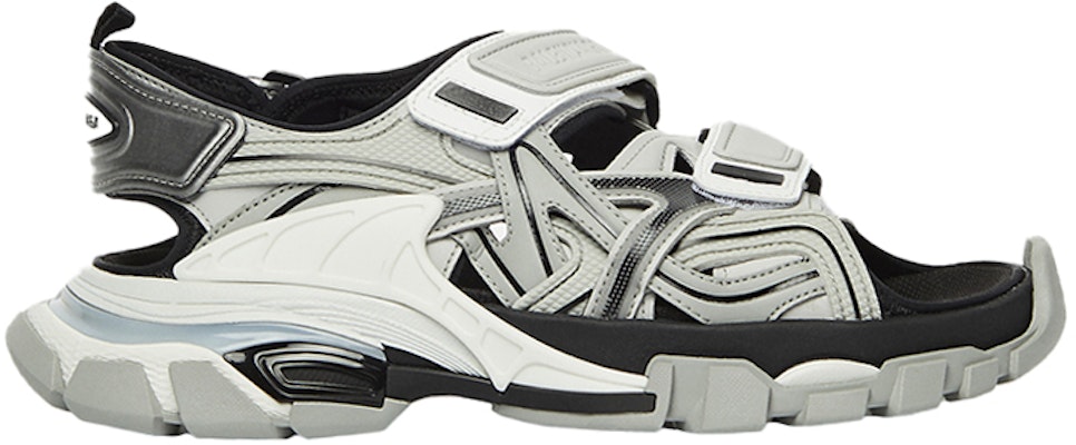 (Women) Balenciaga Track Sandals Grey/Black 617543W3AR11213 Order (Women) Balenciaga Track Sandals Grey/Black 617543W3AR11213