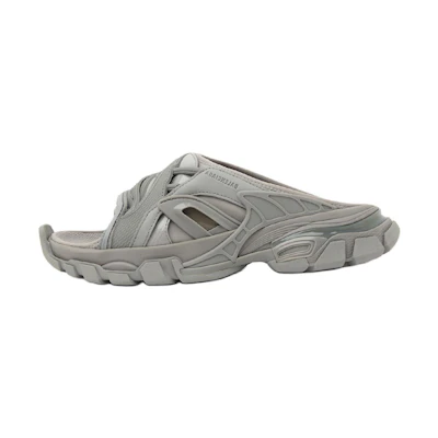 (W) Balenciaga Track Slide Sandal Grey