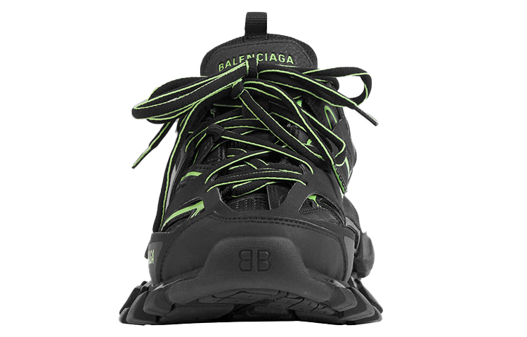 Lookbook (W) バレンシアガ トラック "ブラック蛍光グリーン" 542436-W3AC2-1035