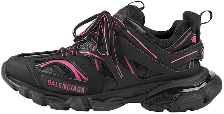 (W) Balenciaga Track Sneaker 'Hitam Neon Merah Jambu' 542436W3AC21055 Buy (W) Balenciaga Track Sneaker 'Hitam Neon Merah Jambu' 542436W3AC21055