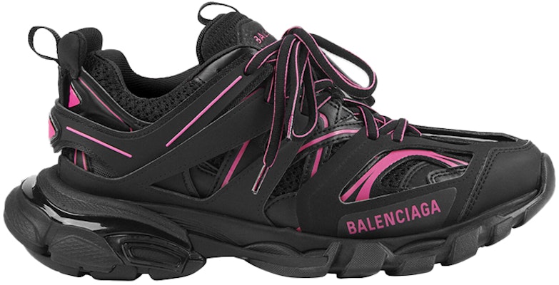 (W) Balenciaga Track Sneaker 'Hitam Neon Merah Jambu' 542436W3AC21055 Order (W) Balenciaga Track Sneaker 'Hitam Neon Merah Jambu' 542436W3AC21055