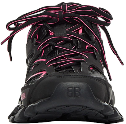 (W) Balenciaga Track Sneaker 'Hitam Neon Merah Jambu' 542436W3AC21055 Lookbook (W) Balenciaga Track Sneaker 'Hitam Neon Merah Jambu' 542436W3AC21055
