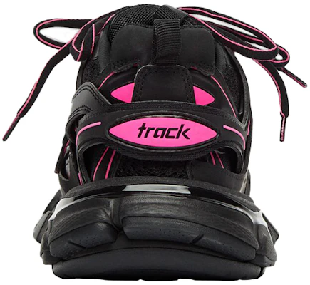 (W) Balenciaga Track Sneaker 'Hitam Neon Merah Jambu' 542436W3AC21055 Shop (W) Balenciaga Track Sneaker 'Hitam Neon Merah Jambu' 542436W3AC21055