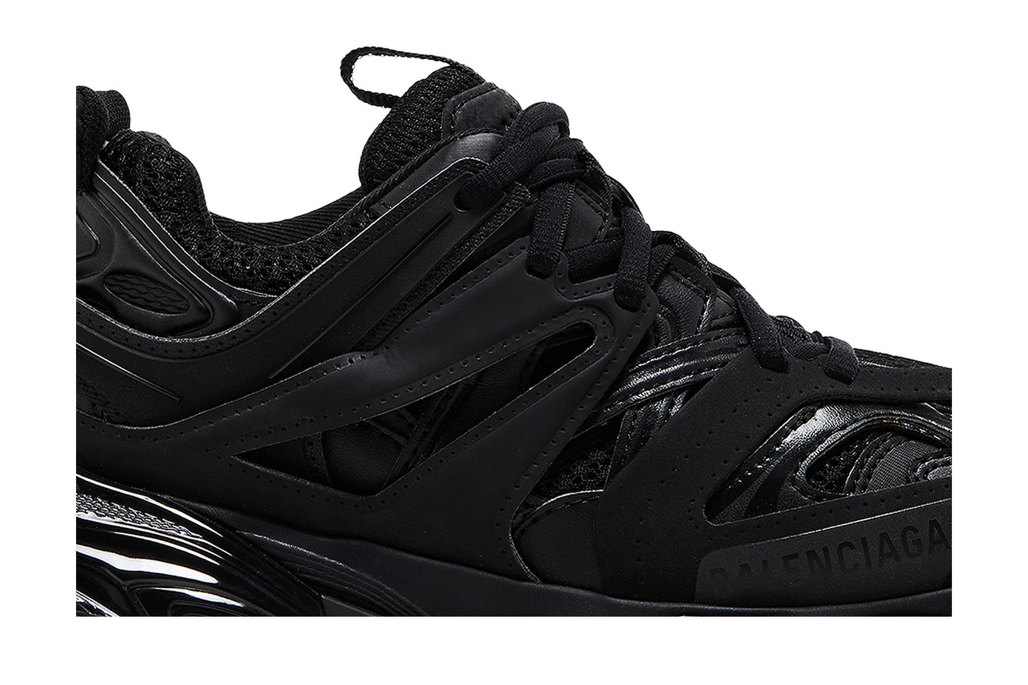 Order (W) 발렌시아가 트랙 스니커즈 (블랙/클리어솔) 647741-W3BM1-1000