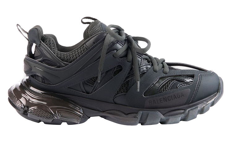 Lookbook Balenciaga巴黎世家 Track 1.0 潮流運動 低筒 懷舊鞋 女款 黑色