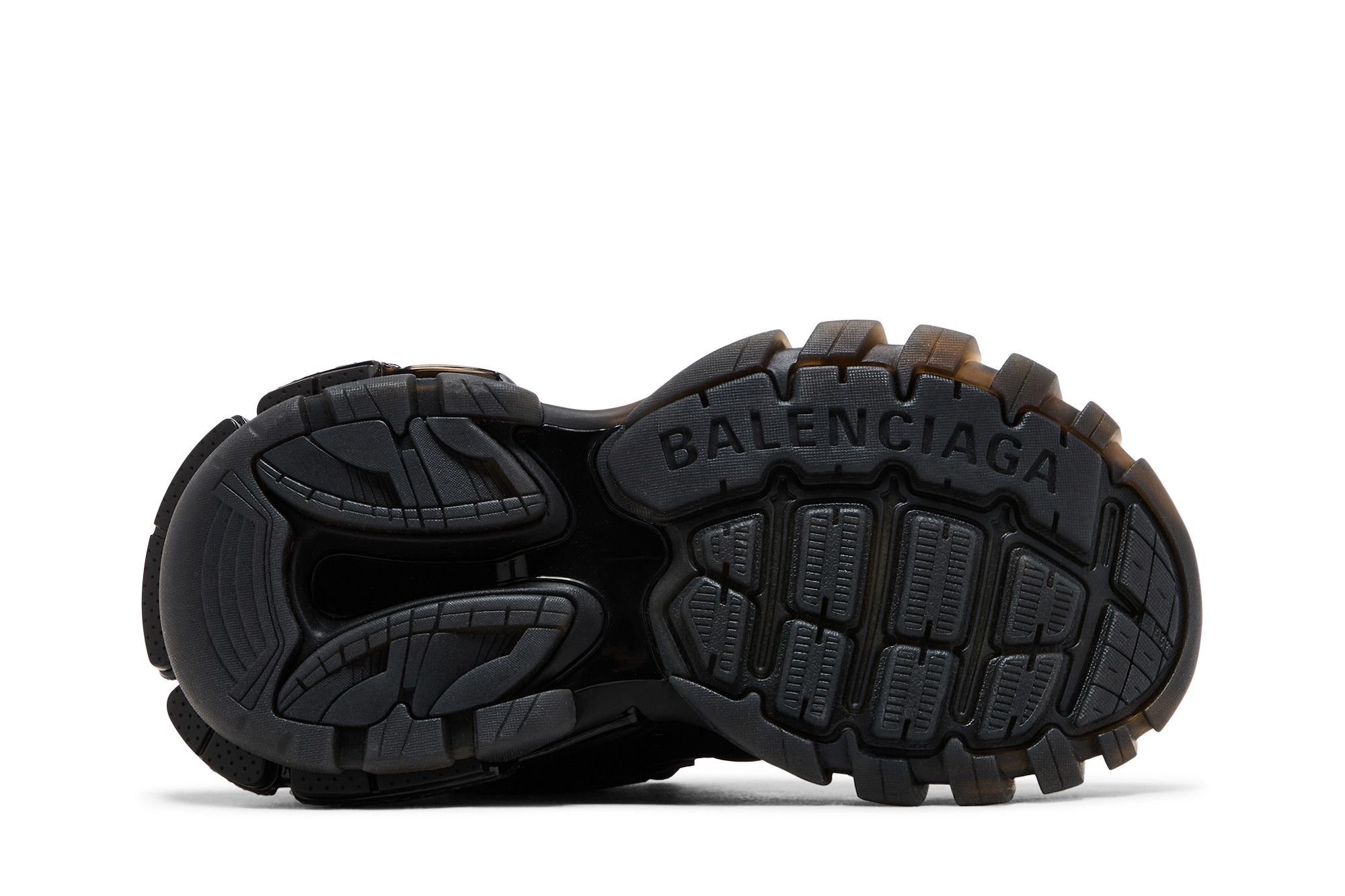 Shop (W) 발렌시아가 트랙 스니커즈 (블랙/클리어솔) 647741-W3BM1-1000