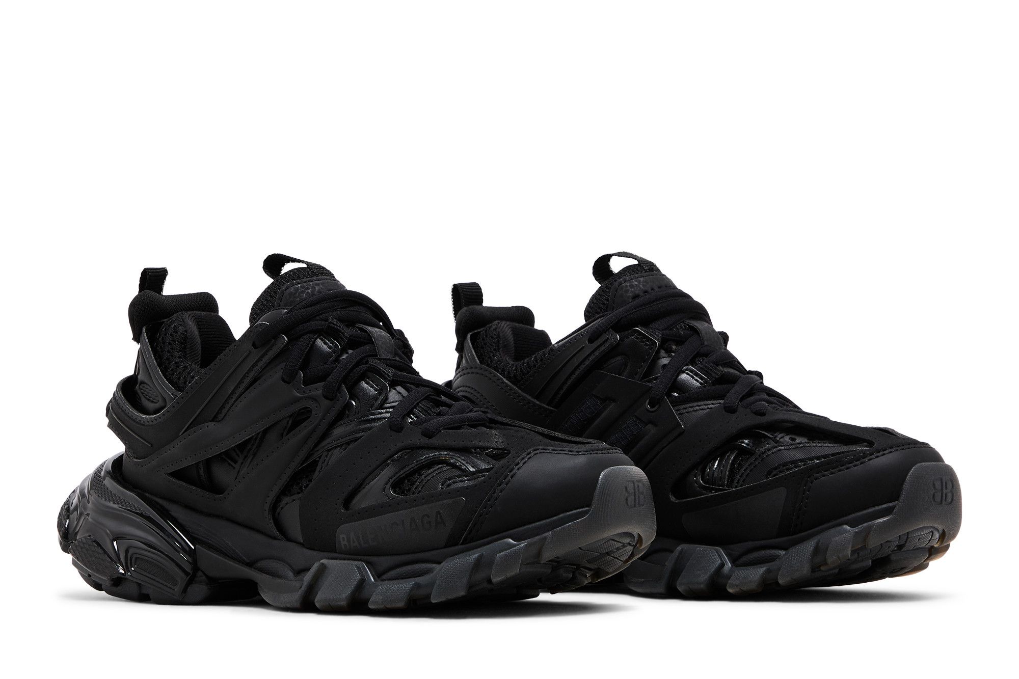 Cheap (W) 발렌시아가 트랙 스니커즈 (블랙/클리어솔) 647741-W3BM1-1000