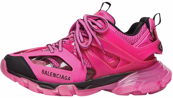 balenciaga-track-sneaker-clear-sole-dark-pink-women