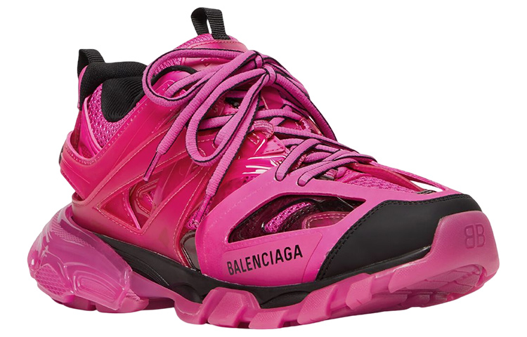 (W) Balenciaga Track Sneaker 'Clear Sole - Dark Pink' 圖 3