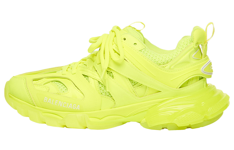 (W) Balenciaga Track Sneaker 'Clear Sole - Fluo'