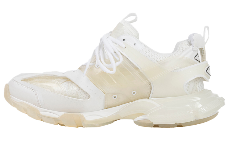 (W) Balenciaga Track Sneaker 'Clear Sole - White Cream'