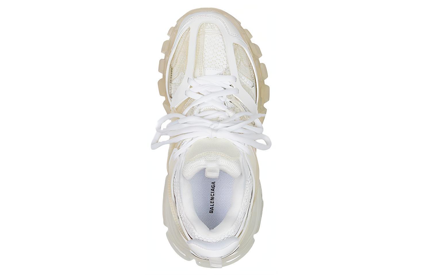 (W) Balenciaga Track Sneaker 'Clear Sole - White Cream' 圖 3