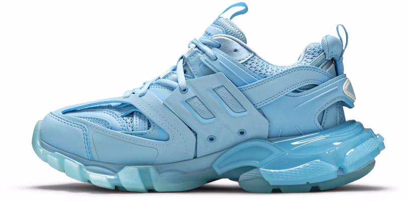 巴黎世家 Track Clear Sole 老爹鞋 女款 藍色 Lookbook 巴黎世家 Track Clear Sole 老爹鞋 女款 藍色