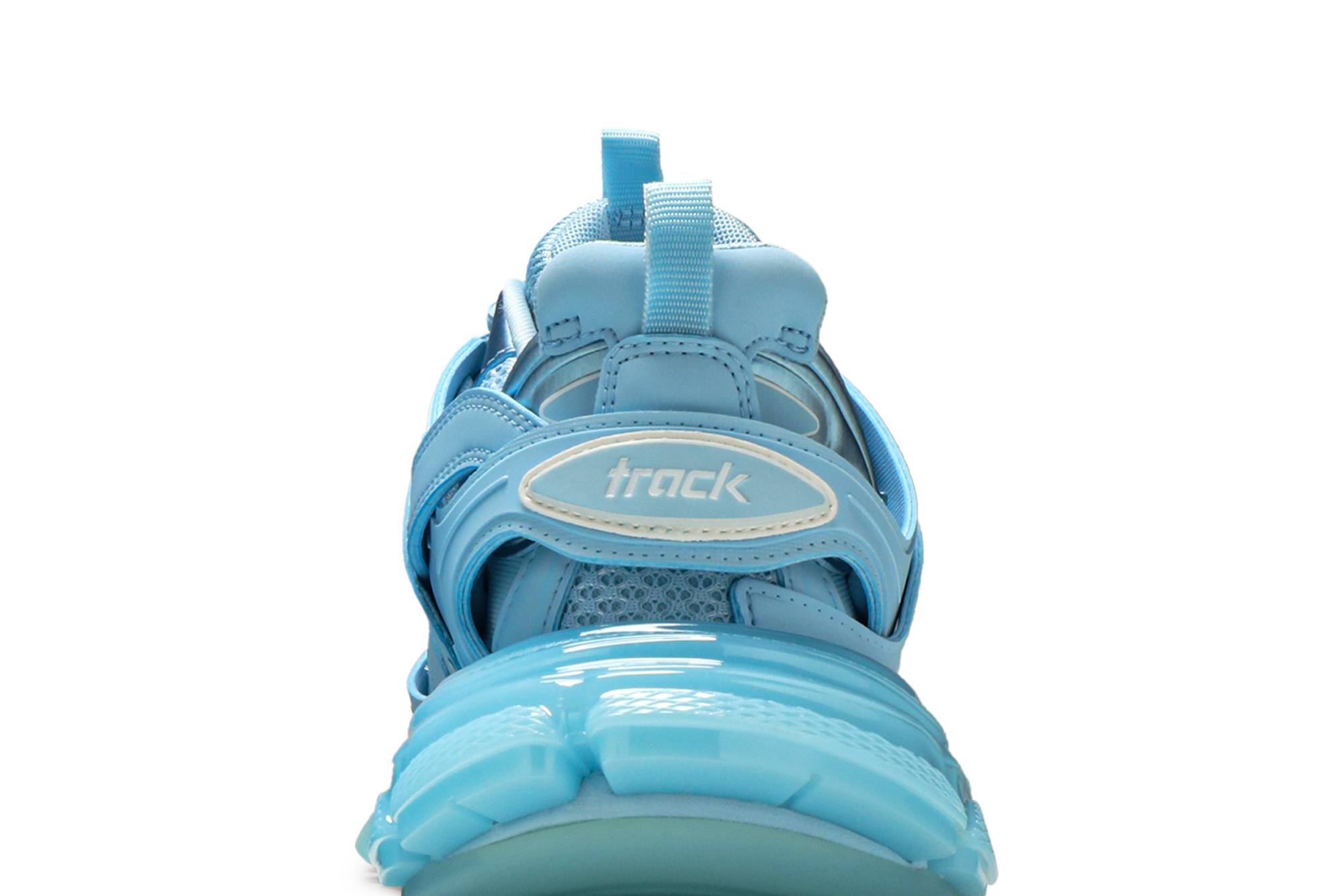 Sizing 巴黎世家 Track Clear Sole 老爹鞋 女款 藍色