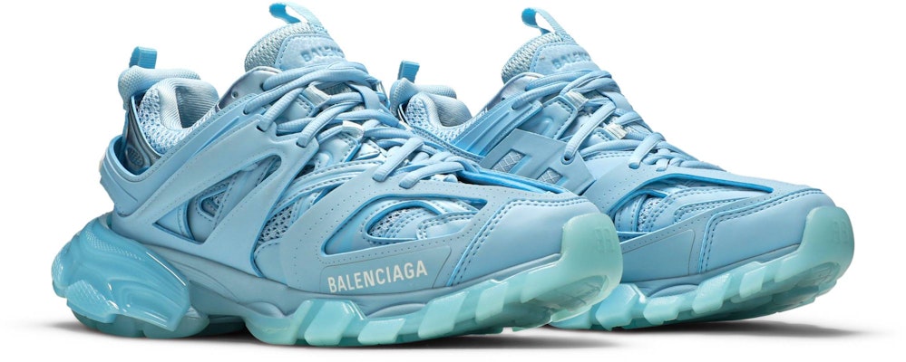 巴黎世家 Track Clear Sole 老爹鞋 女款 藍色 Cheap 巴黎世家 Track Clear Sole 老爹鞋 女款 藍色