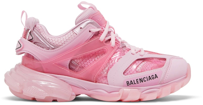 Womens pink deals balenciaga track sneakers