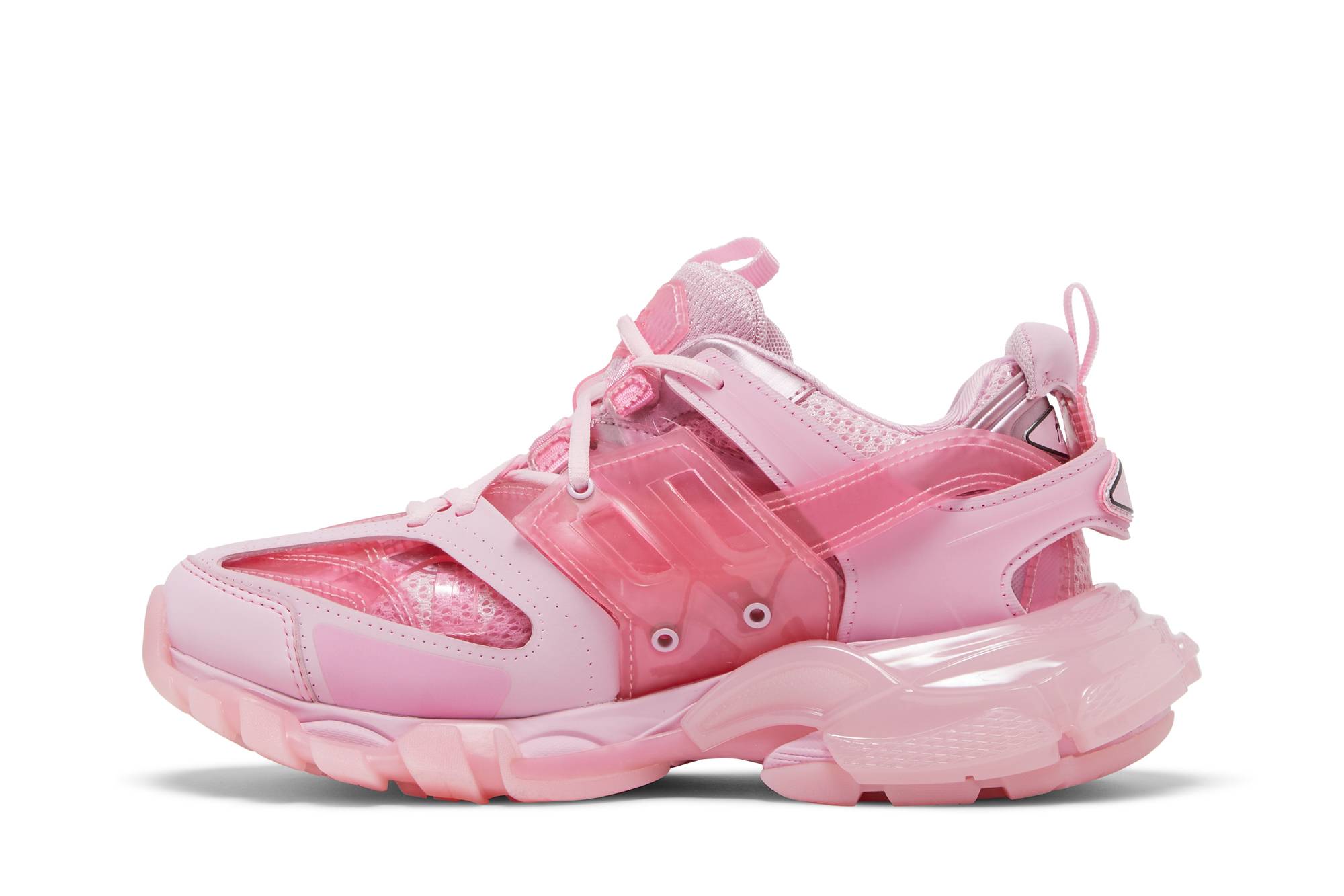 Lookbook (Women) Balenciaga Track Sneaker 'Clear Sole - Pink' 647741W3BM45000