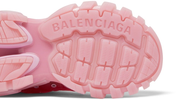 (Women) Balenciaga Track Sneaker 'Clear Sole - Pink' 647741W3BM45000 Purchase (Women) Balenciaga Track Sneaker 'Clear Sole - Pink' 647741W3BM45000