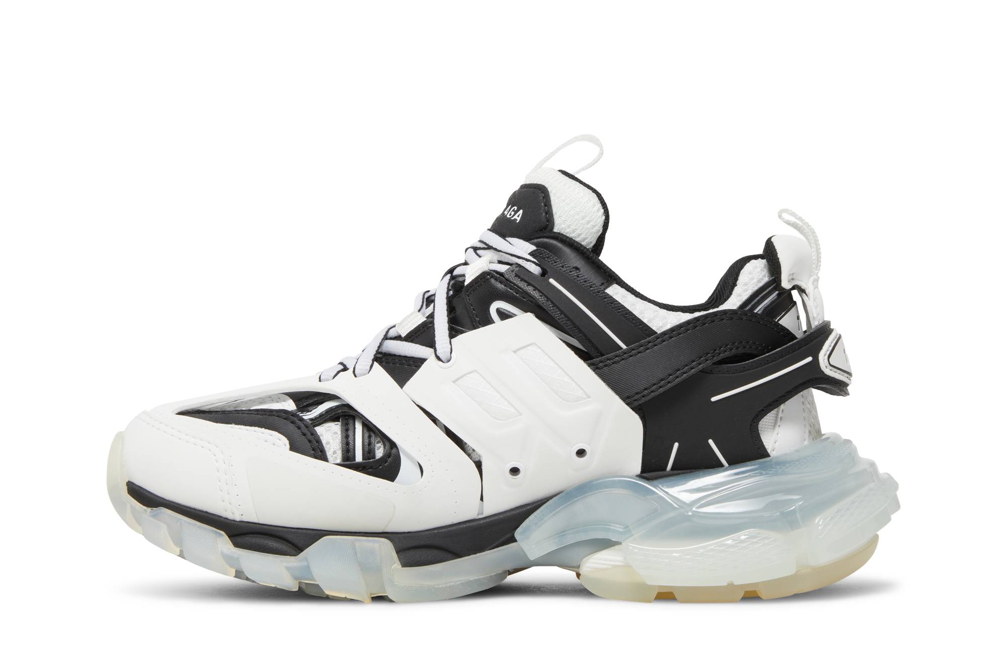 (W) Balenciaga Track Sneaker 'Clear Sole - White Black' 圖 3