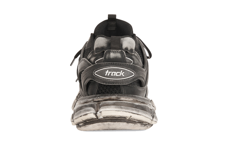 Shop (W) Balenciaga Track Sneaker 'Faded Black' Lelusuh Hitam 542436W3CN21000