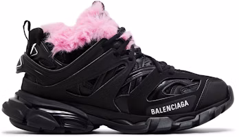 (Women) Balenciaga Track Sneaker 'Fake Fur - Black Pink' 668555-W3CQ6-1050 (Women) Balenciaga Track Sneaker 'Fake Fur - Black Pink' 668555-W3CQ6-1050