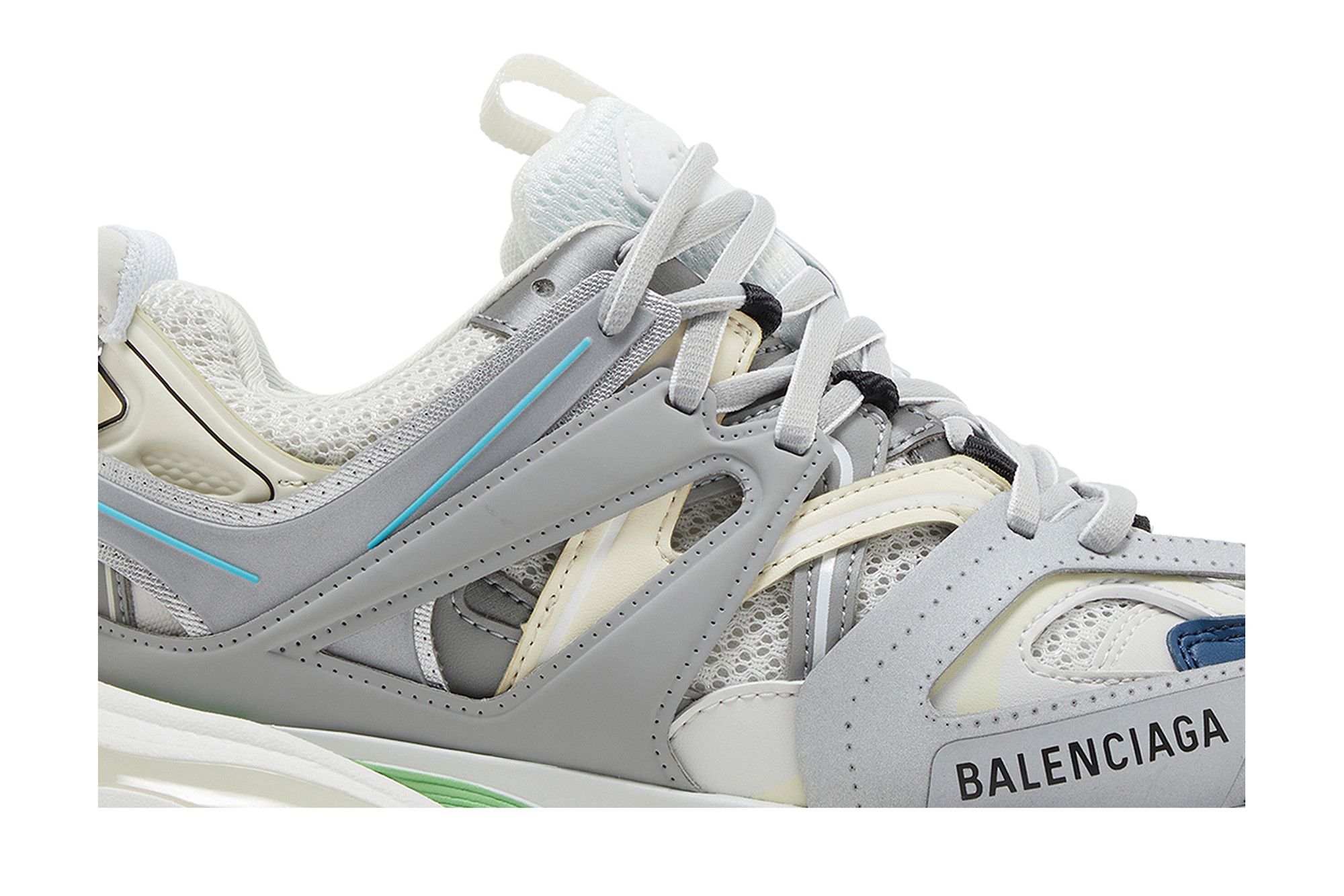 Order (W) Balenciaga Track Sneaker 'Kelabu Biru Hijau' 542436-W3AC4-1243