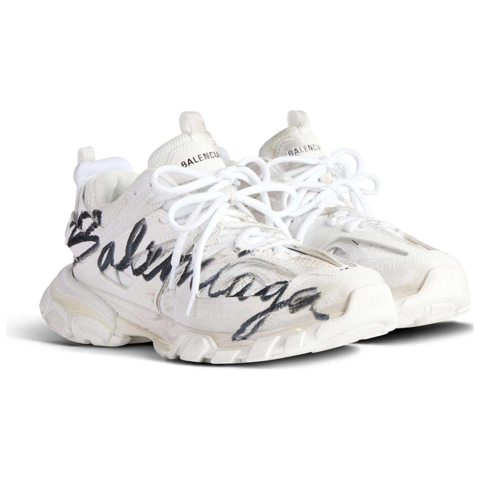 (W) Balenciaga Track Sneaker 'Signature - White' 圖 3