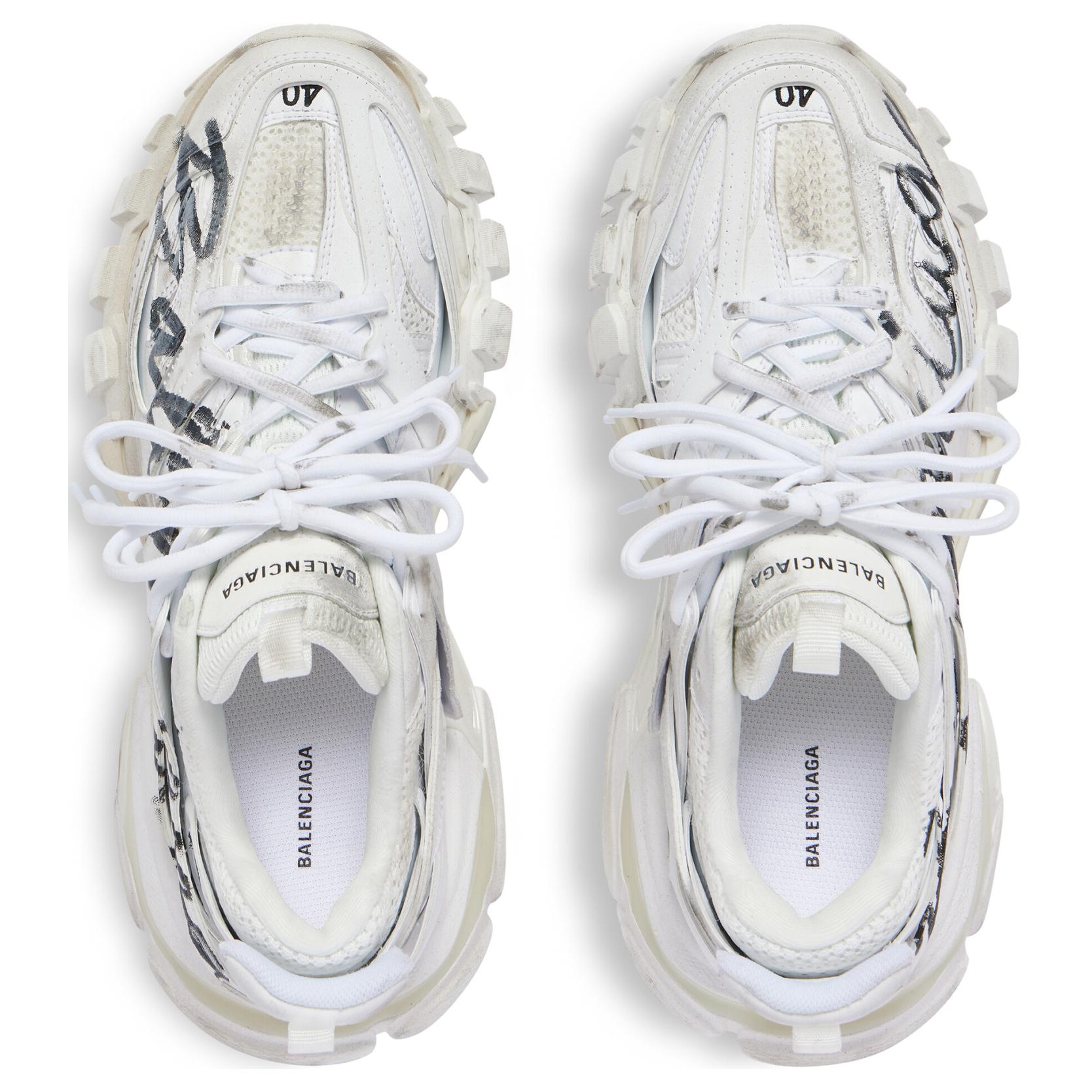 (W) Balenciaga Track Sneaker 'Signature - White' 圖 6