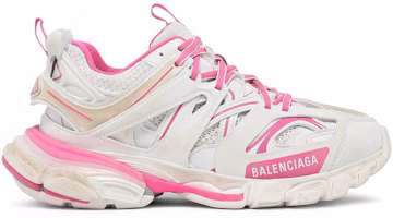(Women) Balenciaga Track Sneaker 'White Fluo Pink' 542436W1GC39055 (Women) Balenciaga Track Sneaker 'White Fluo Pink' 542436W1GC39055