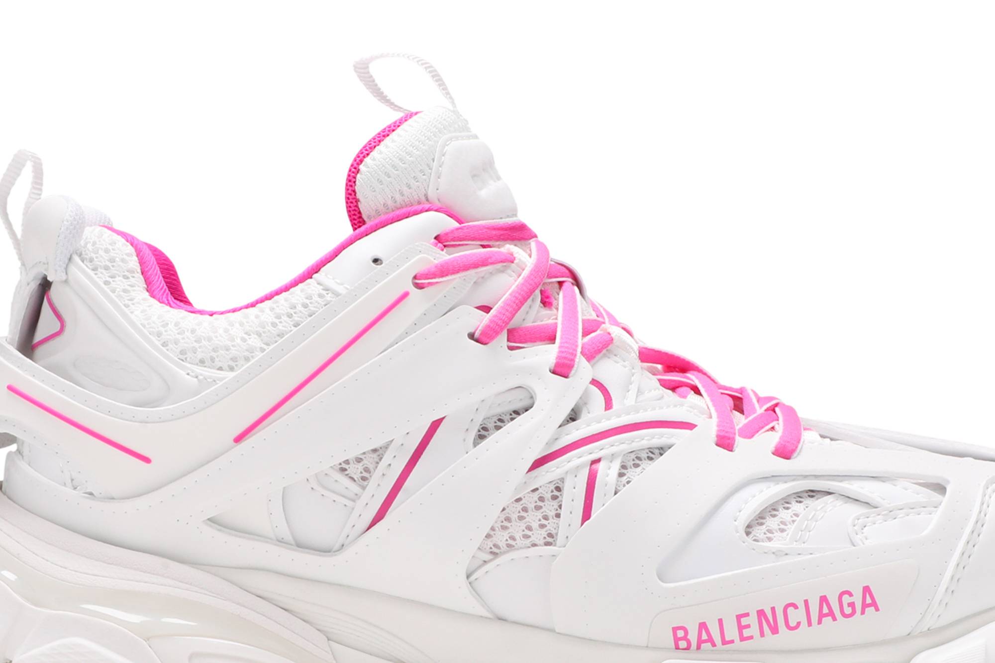 Order (W) Balenciaga Track Sneaker 'Putih Fluo Pink' 542436W3AC29055