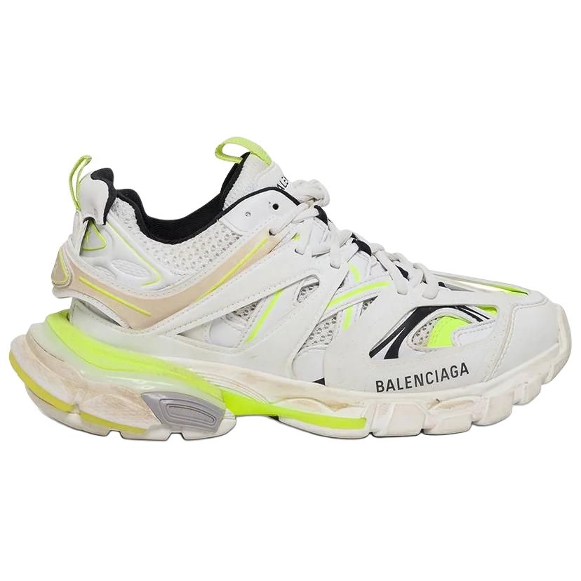 Order (W) Balenciaga Track Sneaker 'Putih Kuning Fluo' 542436W1GC39070