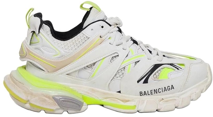 (W) Balenciaga Track Sneaker 'Putih Kuning Fluo' 542436W1GC39070 Order (W) Balenciaga Track Sneaker 'Putih Kuning Fluo' 542436W1GC39070
