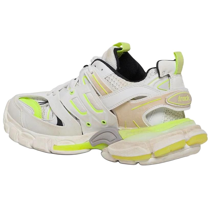 Shop (W) Balenciaga Track Sneaker 'Putih Kuning Fluo' 542436W1GC39070