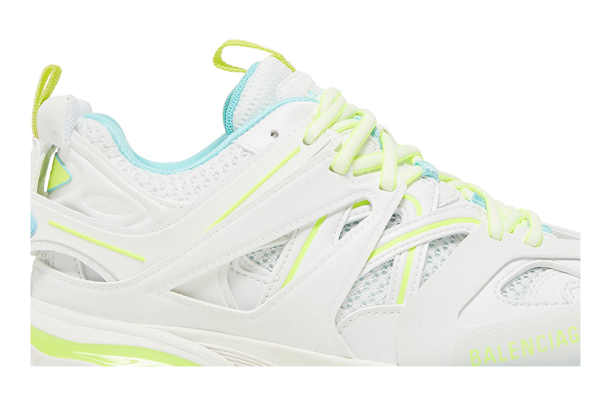 Order (W) Balenciaga Track Sneaker 'Putih Neon Kuning' 542436W3AC69704