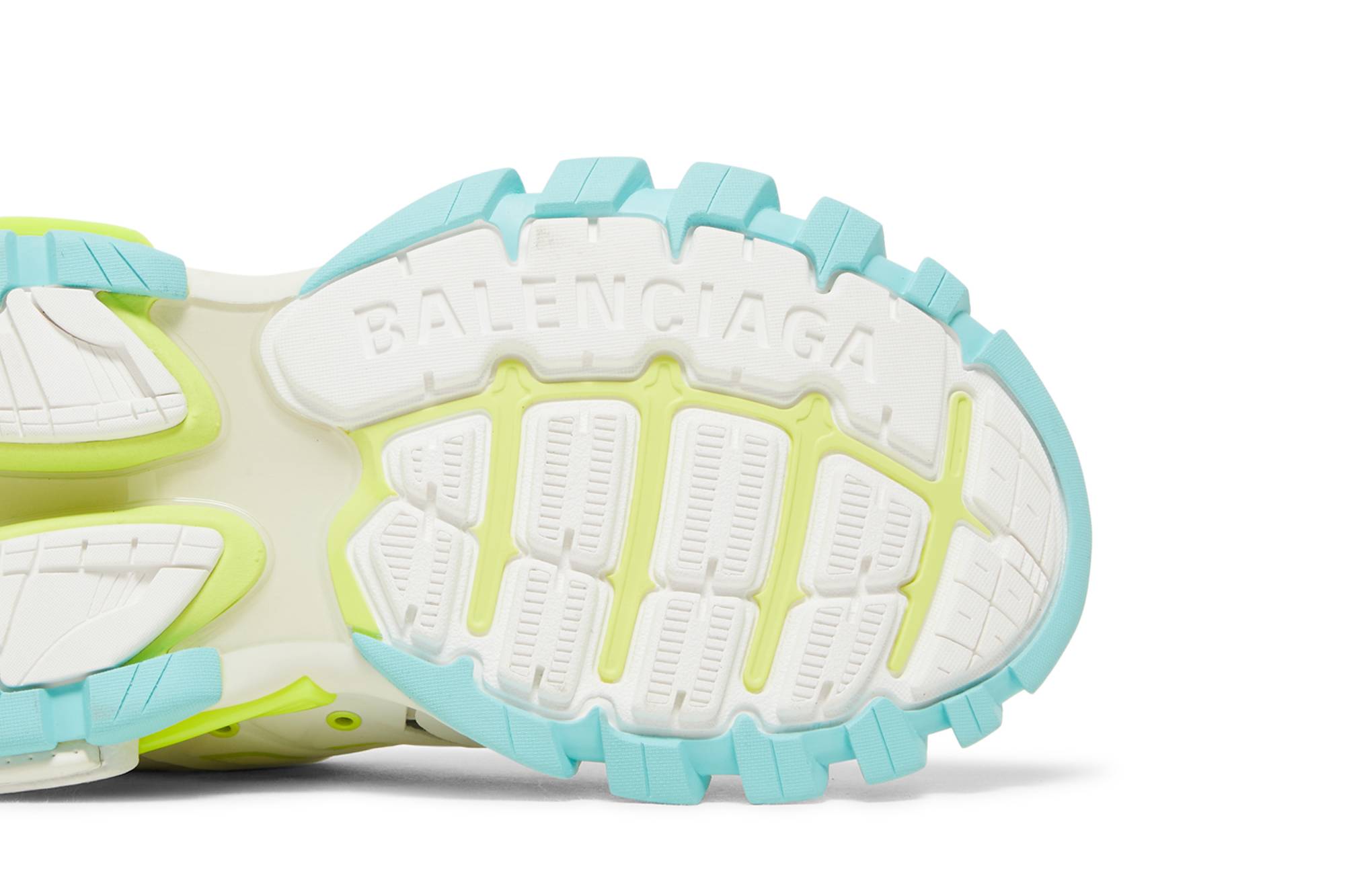 Purchase (W) Balenciaga Track Sneaker 'Putih Neon Kuning' 542436W3AC69704