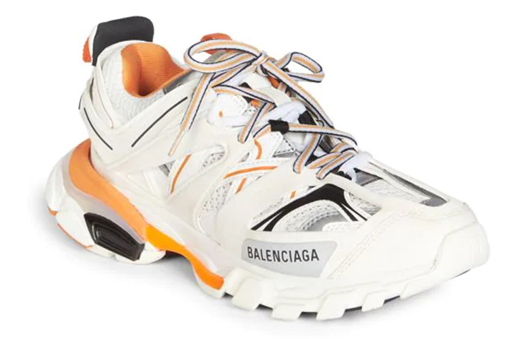 Buy (Women) Balenciaga Track Sneaker 'White Orange' 555032-W1GB1