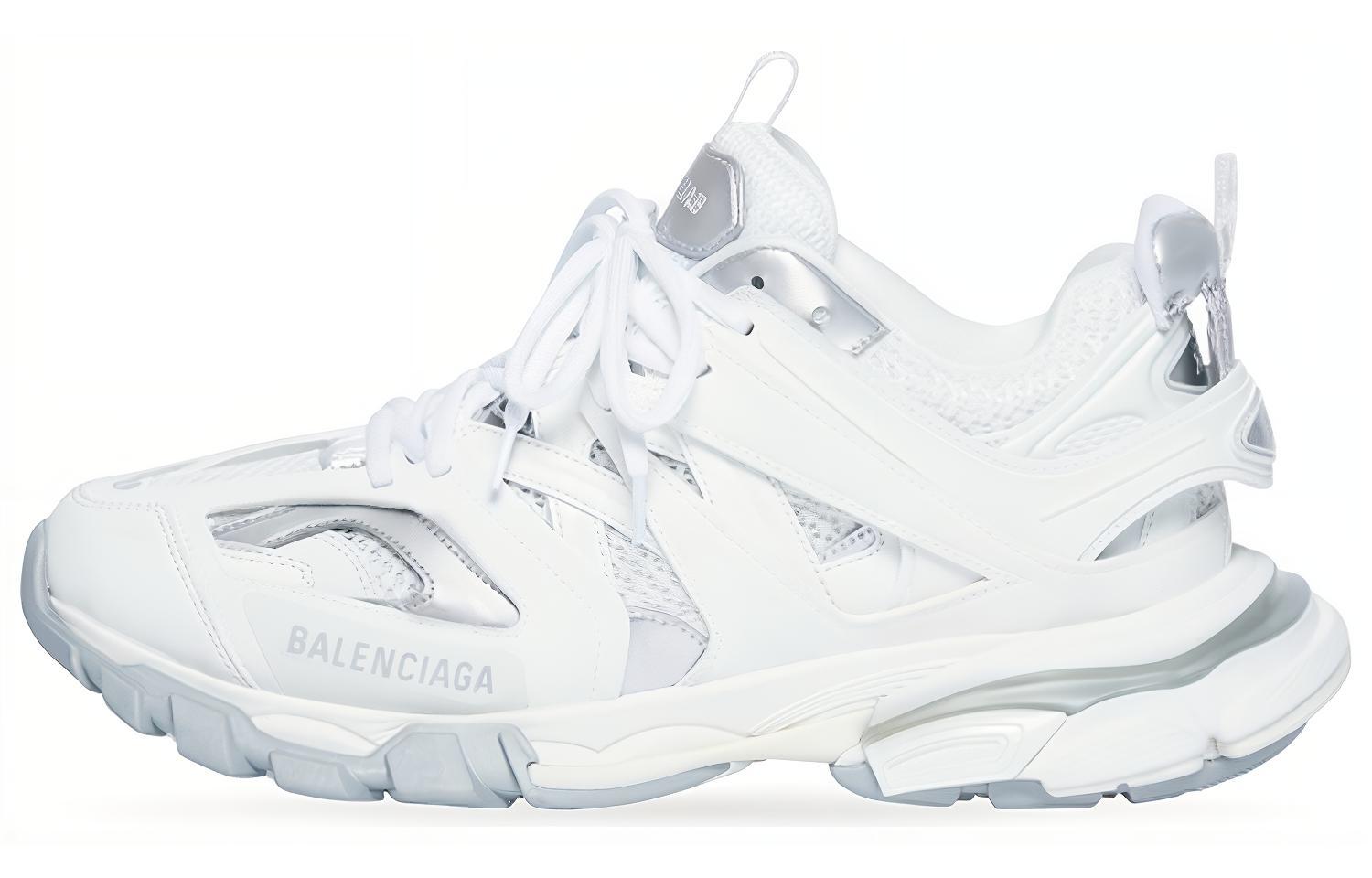 (W) Balenciaga Track Sneaker 'White Silver'