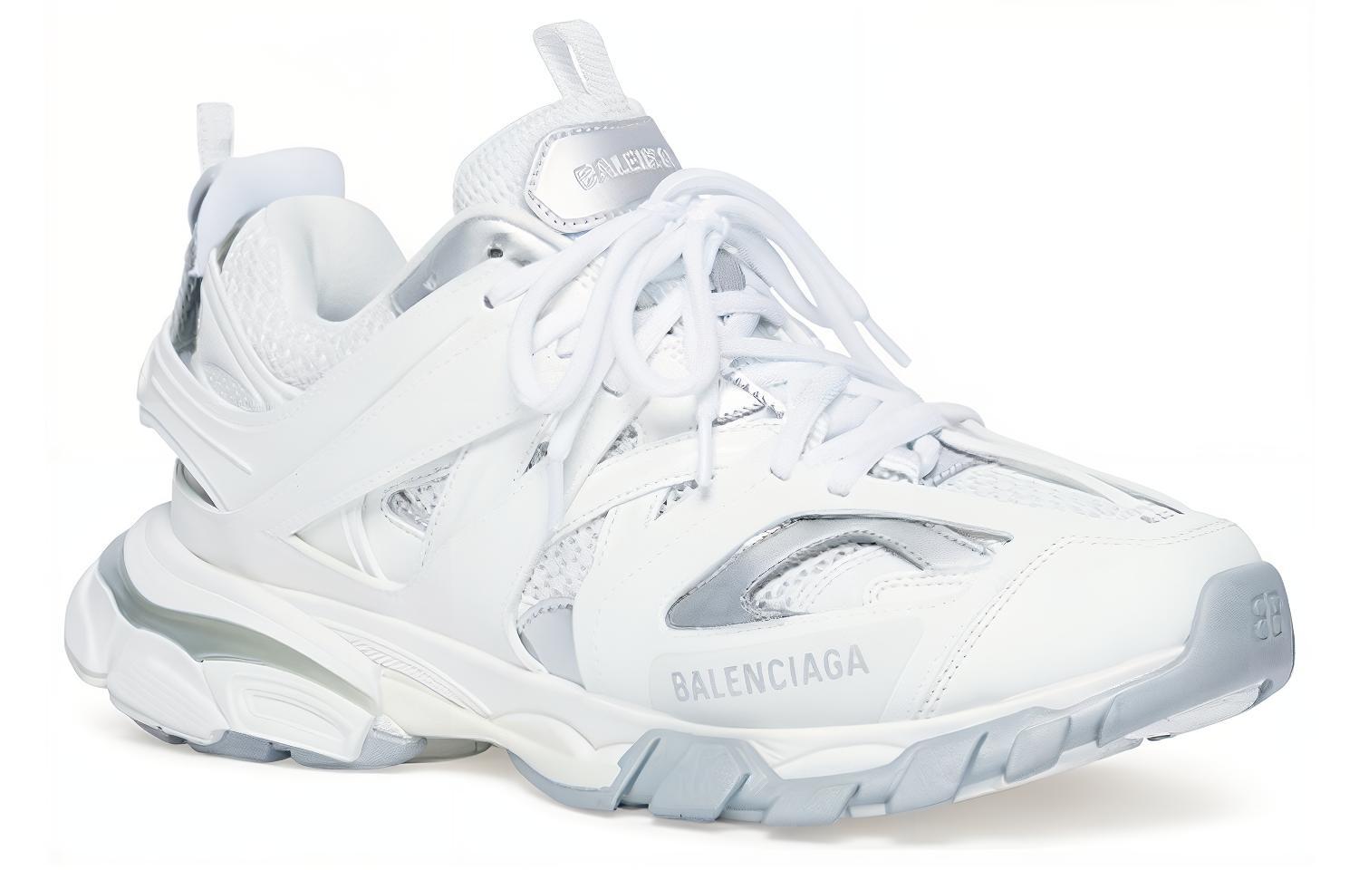 (W) Balenciaga Track Sneaker 'White Silver' 圖 3