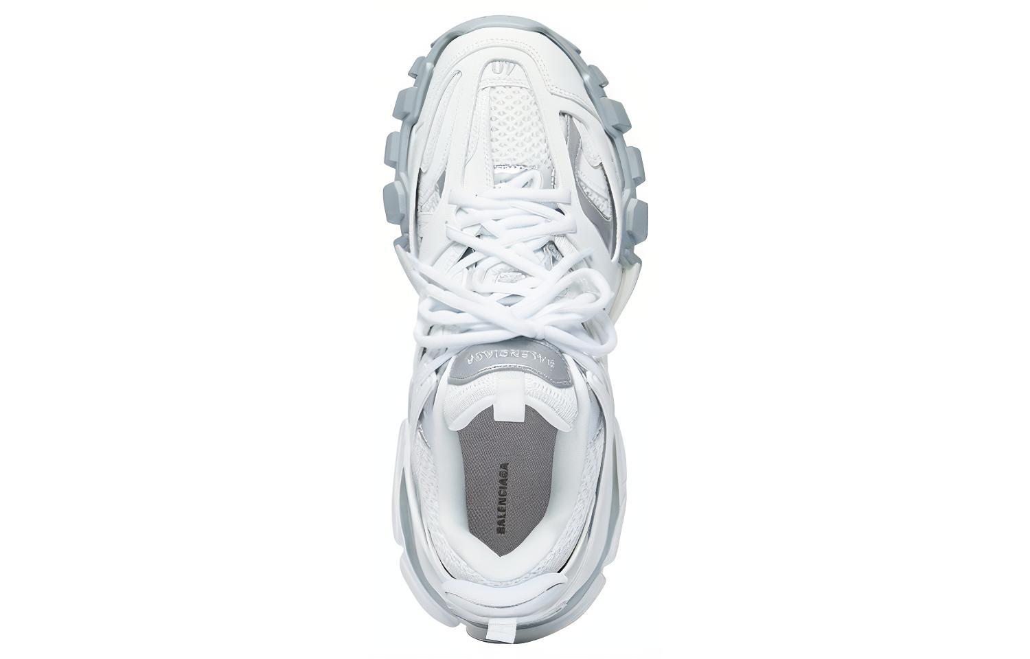 (W) Balenciaga Track Sneaker 'White Silver' 圖 4