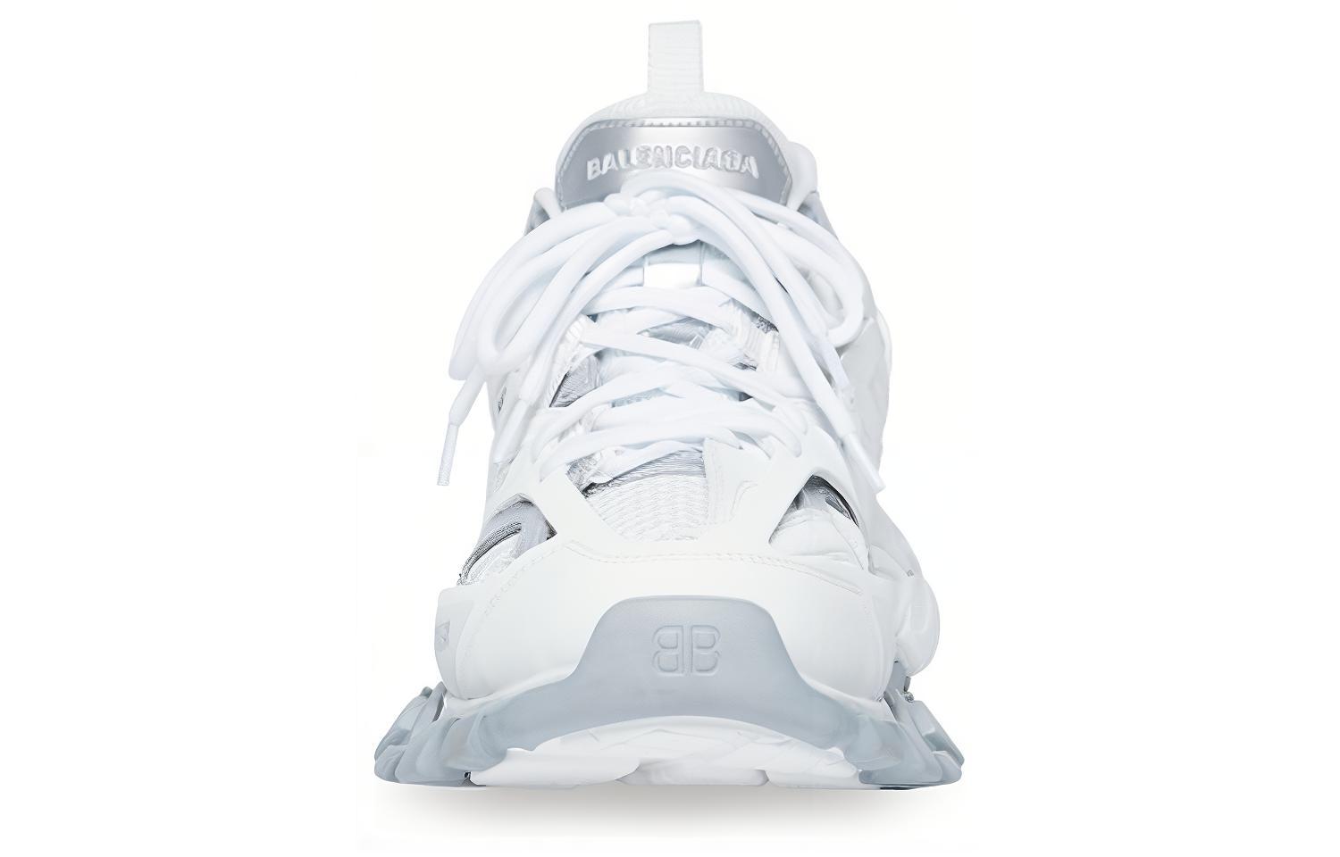 (W) Balenciaga Track Sneaker 'White Silver' 圖 5