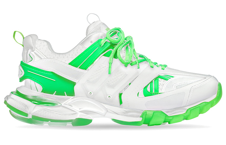 (W) Balenciaga Track Sneakers 'White Green' 圖 2