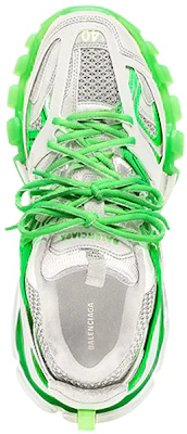 巴黎世家 Track 網布尼龍老爹鞋 女款 白綠 夜光 Lookbook 巴黎世家 Track 網布尼龍老爹鞋 女款 白綠 夜光