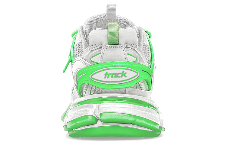 (W) Balenciaga Track Sneakers 'White Green' 圖 4