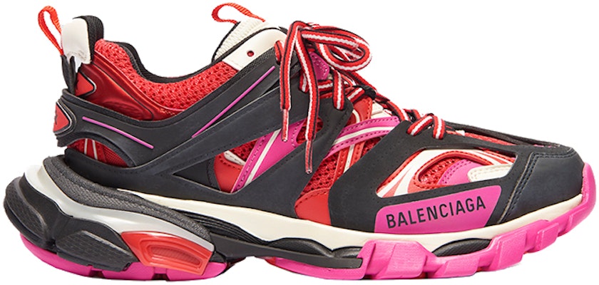 (W) Balenciaga Track Trainer 'Hitam Merah Jambu' 542436 W1GC1 1052 Order (W) Balenciaga Track Trainer 'Hitam Merah Jambu' 542436 W1GC1 1052