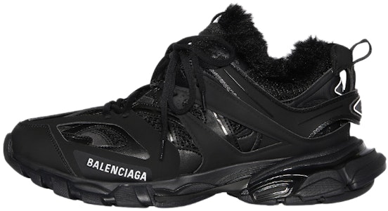 (W) バレンシアガ Track トレーナー フェイクファー (黒) 668555-W3CQ1-1000 Buy (W) バレンシアガ Track トレーナー フェイクファー (黒) 668555-W3CQ1-1000