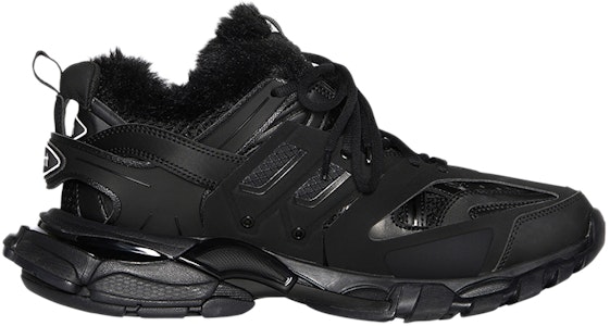 (W) バレンシアガ Track トレーナー フェイクファー (黒) 668555-W3CQ1-1000 Order (W) バレンシアガ Track トレーナー フェイクファー (黒) 668555-W3CQ1-1000