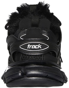(W) バレンシアガ Track トレーナー フェイクファー (黒) 668555-W3CQ1-1000 Purchase (W) バレンシアガ Track トレーナー フェイクファー (黒) 668555-W3CQ1-1000