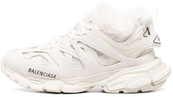 (Women) Balenciaga Track Trainer 'Fake Fur - Egg Shell' 668555-W3CQ1-9700 (Women) Balenciaga Track Trainer 'Fake Fur - Egg Shell' 668555-W3CQ1-9700