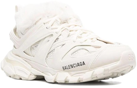 (W) バレンシアガ Track トレーナー (フェイクファー・エッグシェル) 668555-W3CQ1-9700 Order (W) バレンシアガ Track トレーナー (フェイクファー・エッグシェル) 668555-W3CQ1-9700